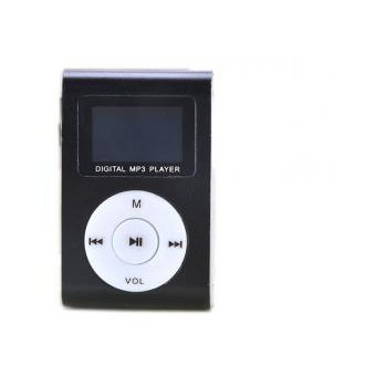Imagen del reproductor MP3 pequeño de color negro